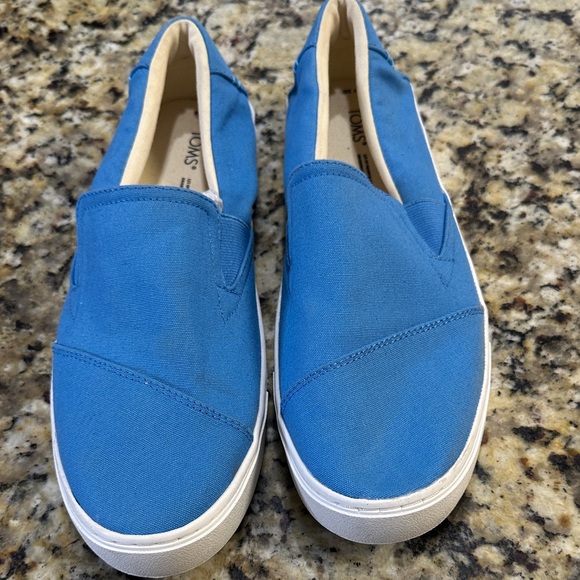 Toms Blue Slip-On Sneakers - Picture 1 of 3
